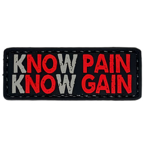 "Know Pain Know Gain" Patch