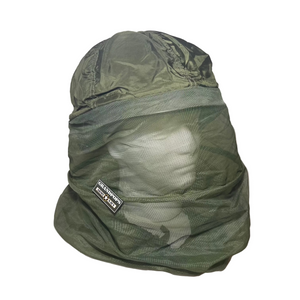 U.S. Military Vietnam War Era Original OD Green Mosquito Head Net for M1 Helmet