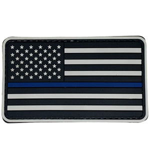 Thin Blue Line American Flag Patch