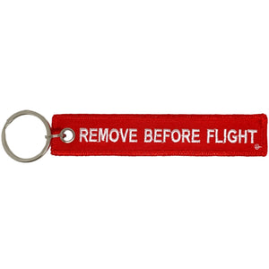 U.S. Air Force Embroidered "Remove Before Flight" Keychain