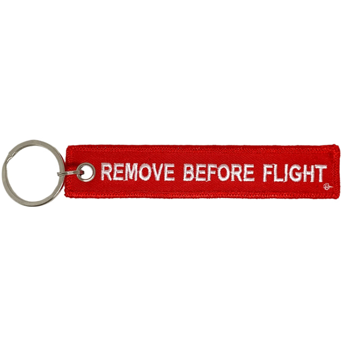 U.S. Air Force Embroidered "Remove Before Flight" Keychain