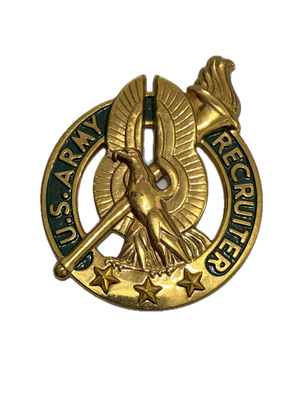 U.S. Army Recruiter LARGE Badge Pin