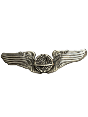 WWII Navigator/Engineer LARGE Wings Badge Pin