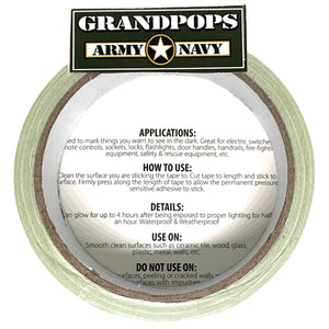 Waterproof "Glow in the Dark" Tape