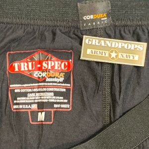Black Cordura Baselayer 60/40 Blend Pants USA Made Seconds