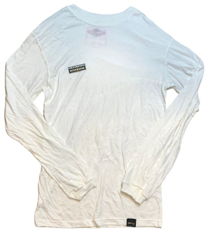 White Cordura Baselayer 60/40 Blend Long Sleeve T-Shirt USA Made Seconds