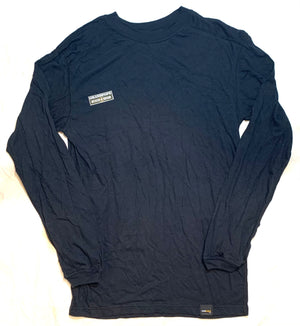 Black Cordura Baselayer 60/40 Blend Long Sleeve T-Shirt USA Made Seconds