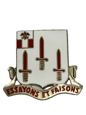 54th Engineer Battalion Army Unit Crest Pin