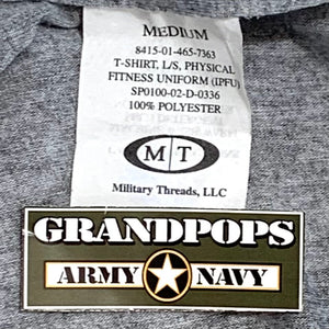 U.S. Army Grey PT Long Sleeve T-Shirt USED