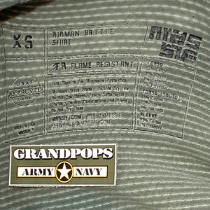 U.S. Military Tactical ABU Digital Flame Resistant Airman Combat Shirt USA MADE