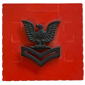 USN Petty Officer 2nd Class (LEFT) Rank Pin