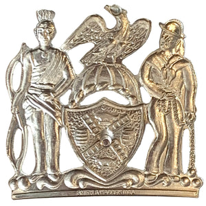 Obsolete NYPD Officer Hat Badge Pin