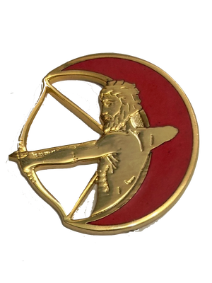 1st Infantry Division Artillery Unit Crest Pin