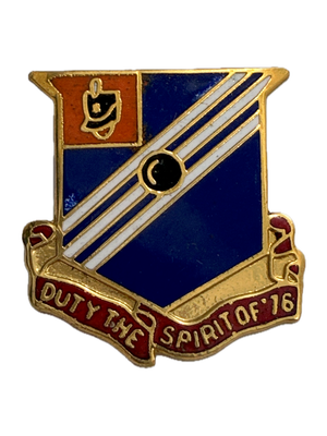 76th Field Artillery Unit Crest Pin