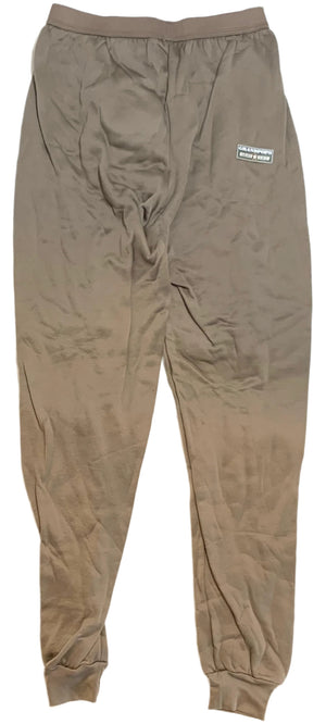 U.S. Military Brown Polypro Underwear Bottom Cold Weather Drawers USA MADE