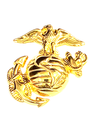 USMC EGA Left (1 5/8") Brass Pin