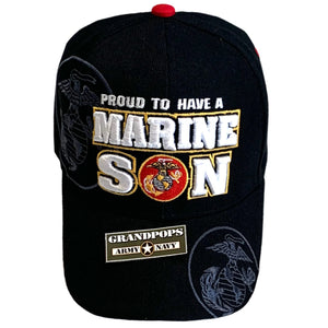 Proud to Have a Marine Son Baseball Cap