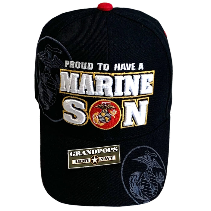 Proud to Have a Marine Son Baseball Cap