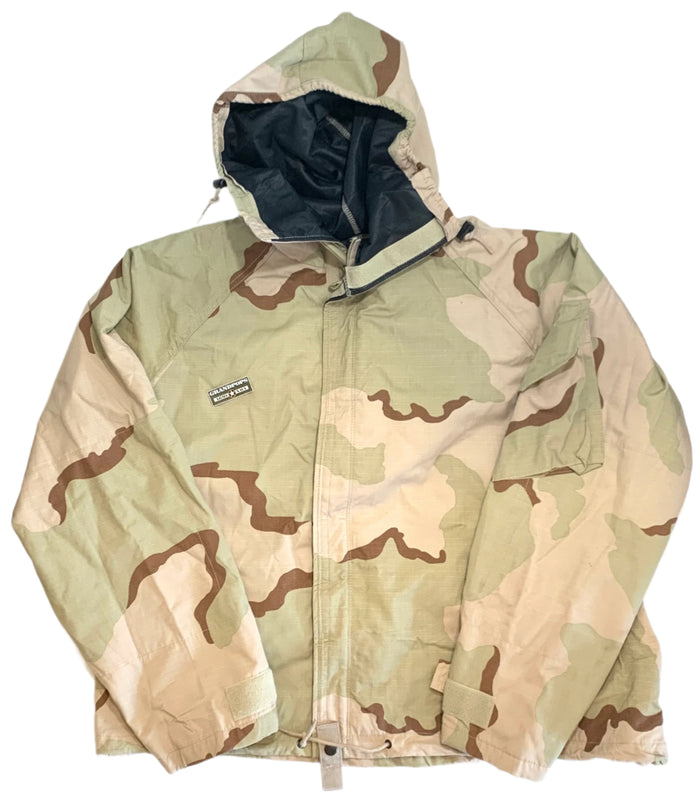 U.S. Military DCU 3-Color Desert NBC MOPP Chemical Warfare Protective Jacket