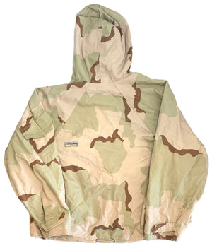 U.S. Military DCU 3-Color Desert NBC MOPP Chemical Warfare Protective Jacket
