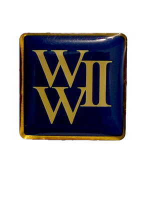 WWII Gold/Dark Blue Pin