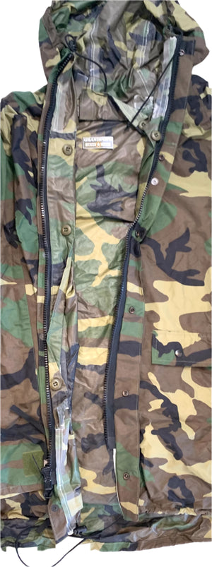 U.S. Military M81 Woodland ORC Nylon Wet Weather Rain Jacket