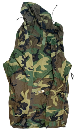 U.S. Military M81 Woodland ORC Nylon Wet Weather Rain Jacket