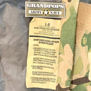 U.S. Military OCP Scorpion Insulated Gortex Gen III Extreme Wet/Cold Weather Waterproof ECWCS Jacket