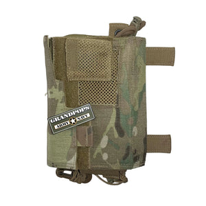 U.S. Military TYR Tactical MultiCam Camo V3 Samsung Galaxy Note 2 Phone & Electronics Carry Pouch with a Grandpops Army Navy logo.