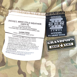 U.S. Military OCP Scorpion 4 Layer/Level 4 Gen III ECWCS Soft Shell Jacket