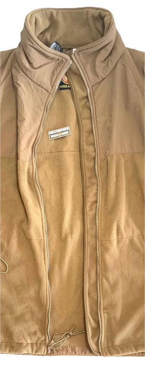 USMC Coyote Brown 100% Polyester Cold Weather ECWCS Shirt