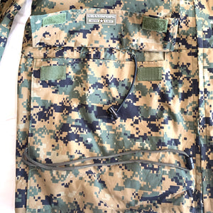USMC MARPAT Woodland Digital Gortex Nylon Water-Resistant APECS Pullover Parka