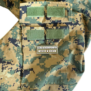 USMC MARPAT Woodland Digital Gortex Nylon Water-Resistant APECS Pullover Parka