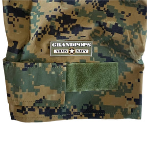 USMC MARPAT Woodland Digital Gortex Nylon Water-Resistant APECS Pullover Parka