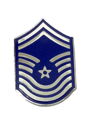 USAF Chief Master Sergeant E-9 Rank Pin