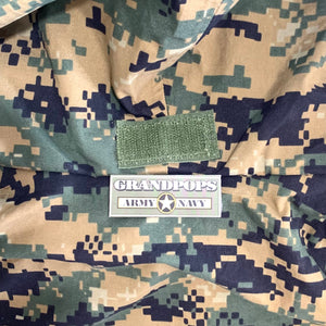 USMC MARPAT Woodland Digital Gortex Nylon Water-Resistant APECS Pullover Parka
