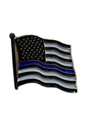 Blue Line Flag Pin
