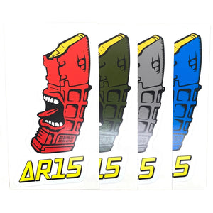 Screaming AR15 Mag Morale Sticker