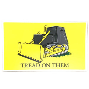 Tread On Them Killdozer Morale Sticker