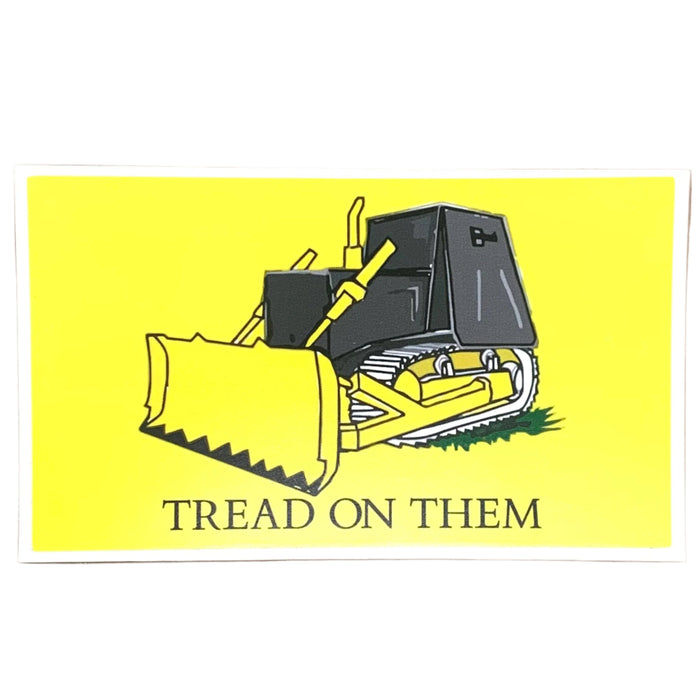 Tread On Them Killdozer Morale Sticker
