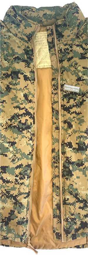 Wild Things USMC MARPAT Woodland Extreme Cold Lightweight ECWCS Parka USA MADE