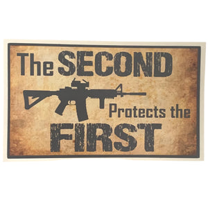 The Second Protects the First Morale Sticker