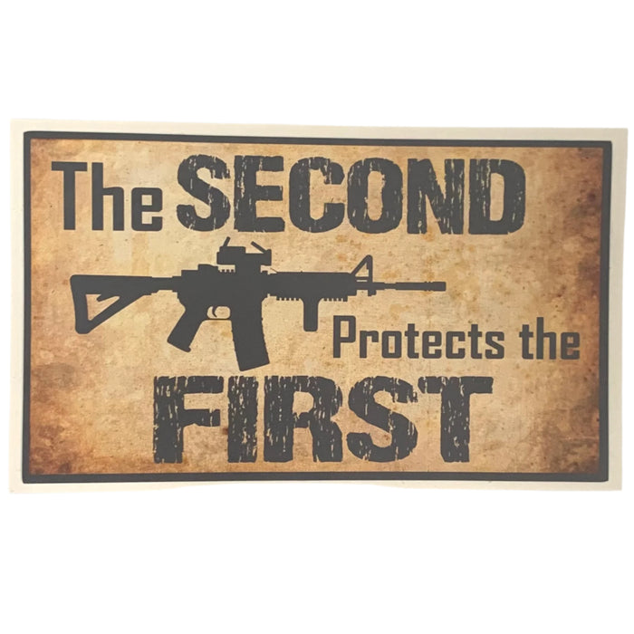 The Second Protects the First Morale Sticker