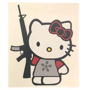 2nd Amendment Mean Girl Kitty Morale Sticker