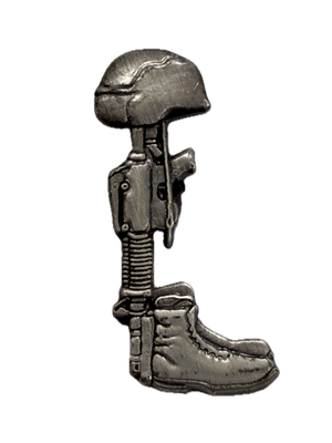 Fallen Soldier Battle Cross Pin