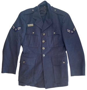 U.S. Air Force Korean War Era Service Dress Uniform Wool Serge Blue 84 GRANDPOPSARMYNAVY U.S. Air Force Korean War Era Service Dress Uniform Wool Serge Blue 84 GRANDPOPSARMYNAVY