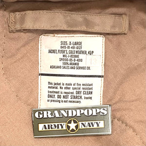 Desert Tan CWU-45/P Type Flyer's Jacket