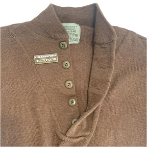 U.S. Military Olive Drab 100% Wool Knitted Sweater USA MADE