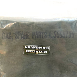 U.S. Military Olive Drab Canvas Spare Parts Bag