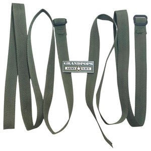 U.S. Military Nylon OD Green ALICE Pack Sustainment Strap 2PC